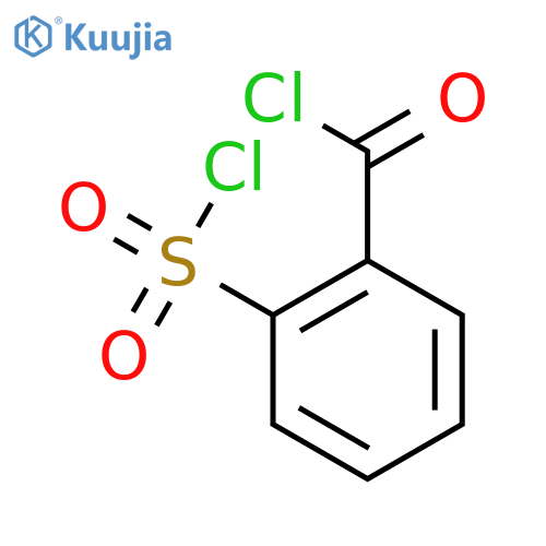 Benzoyl chloride, 2-(chlorosulfonyl)- structure