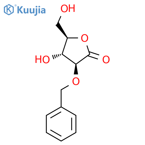 (3S,4R,5R)-4-Hydroxy-5-(hydroxymethyl)-3-phenylmethoxyoxolan-2-one structure