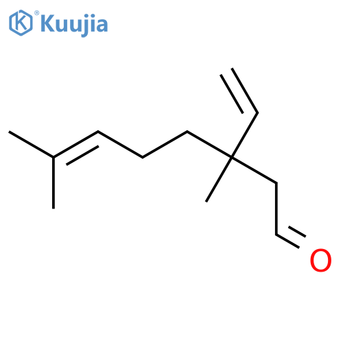 6-Octenal,3-ethenyl-3,7-dimethyl- structure