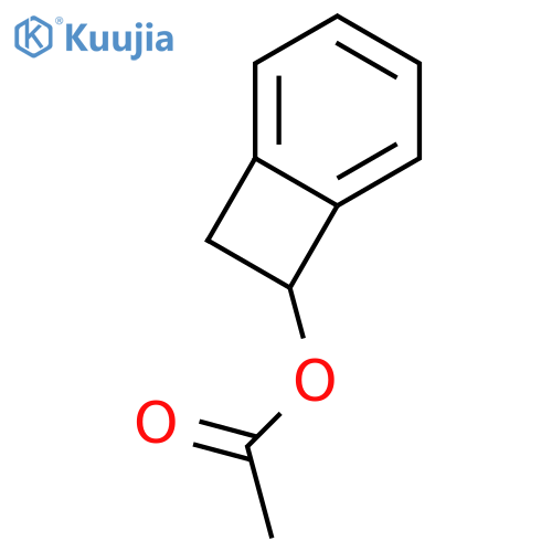 bicyclo[4.2.0]octa-1,3,5-trien-7-yl acetate structure