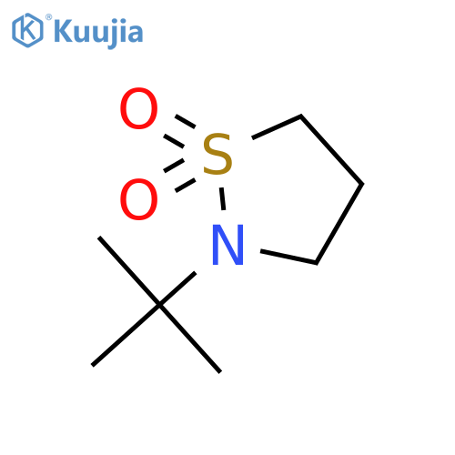 2-(tert-Butyl)isothiazolidine 1,1-dioxide structure