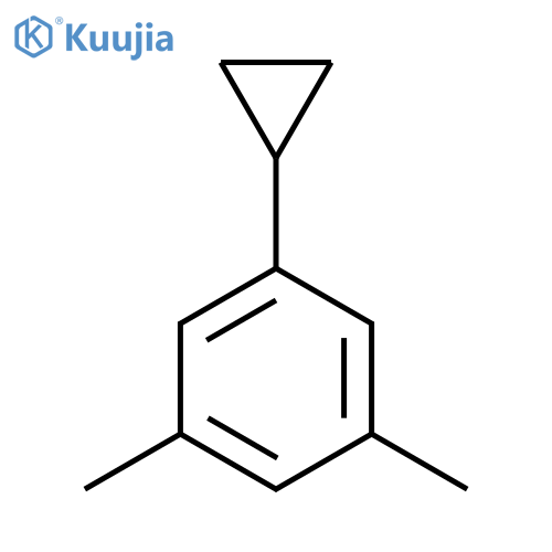 1-Cyclopropyl-3,5-dimethylbenzene structure