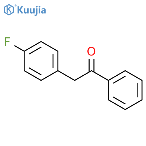 2-(4-Fluorophenyl)-1-phenylethanone structure