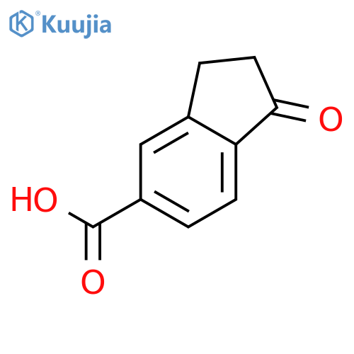 1-Indanone-5-carboxylic acid structure