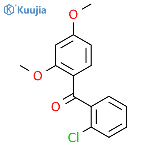 (2-Chlorophenyl)(2,4-dimethoxyphenyl)methanone structure