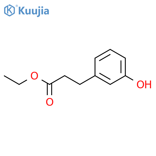 Ethyl 3-(3-hydroxyphenyl)propanoate structure