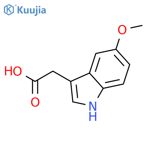 2-(5-Methoxy-1H-indol-3-yl)acetic acid structure