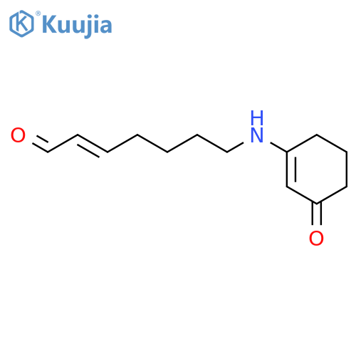 2-HEPTENAL, 7-[(3-OXO-1-CYCLOHEXEN-1-YL)AMINO]-, (2E)- structure