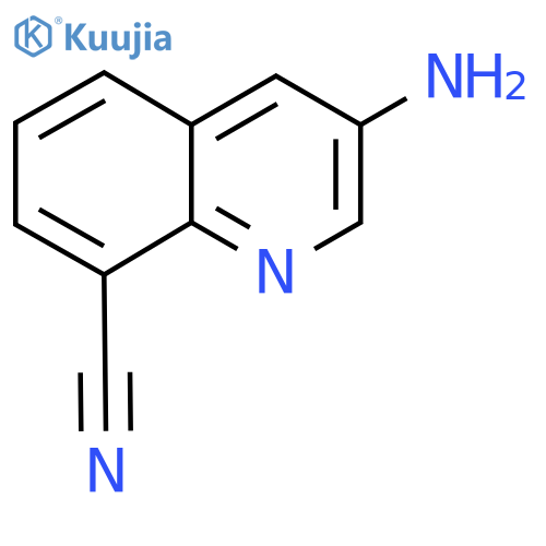 3-Aminoquinoline-8-carbonitrile structure