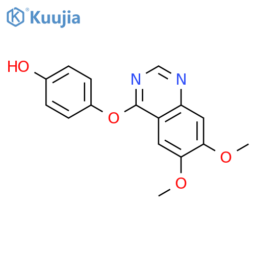 4-(6,7-dimethoxyquinazolin-4-yloxy)phenol structure