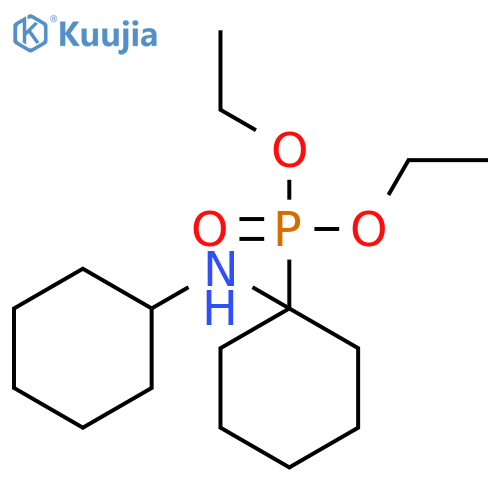 Phosphonic acid, [1-(cyclohexylamino)cyclohexyl]-, diethyl ester structure