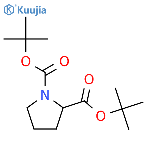 1,2-Di-Tert-Butyl Pyrrolidine-1,2-Dicarboxylate structure