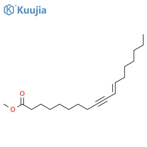 11-Octadecen-9-ynoic acid, methyl ester, (11E)- structure