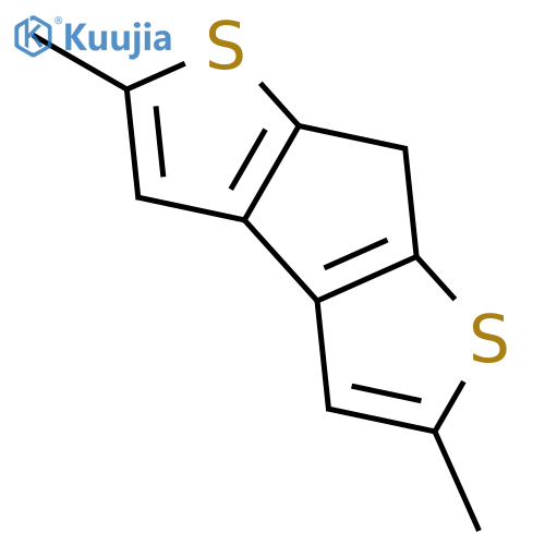 7H-Cyclopenta[1,2-b:4,3-b']dithiophene, 2,5-dimethyl- structure