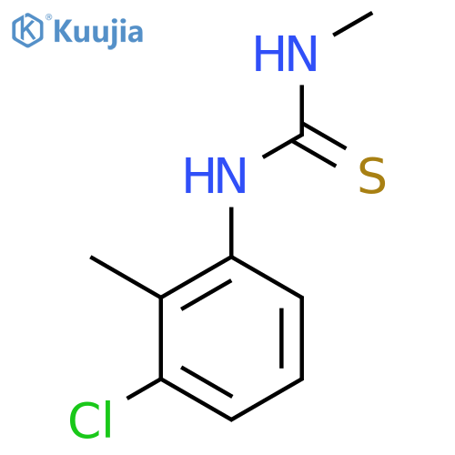 Thiourea, N-(3-chloro-2-methylphenyl)-N'-methyl- structure
