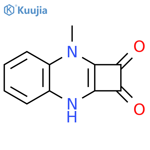 Cyclobuta[b]quinoxaline-1,2-dione, 3,8-dihydro-3-methyl- structure