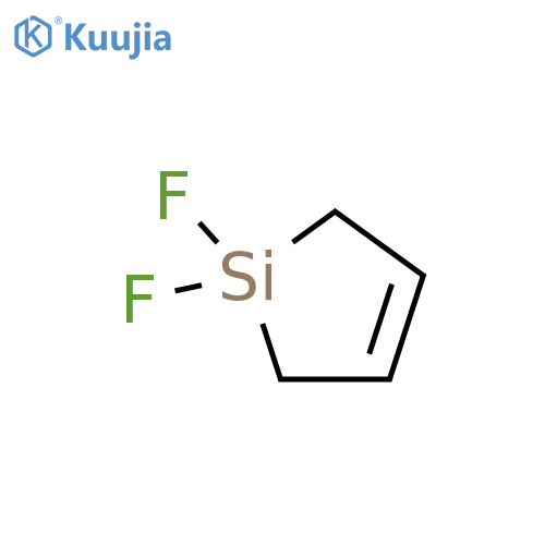 1,1-difluoro-1-silacyclo-3-pentene structure