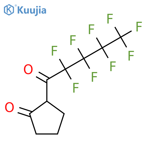 2-(Perfluoropentanoyl)cyclopentanone structure