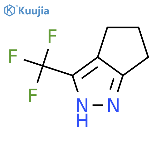 3-(trifluoromethyl)-1,4,5,6-tetrahydrocyclopenta[c]pyrazole structure