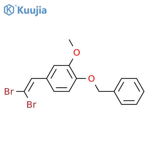 4-(2,2-Dibromoethenyl)-2-methoxy-1-benzyloxybenzene structure