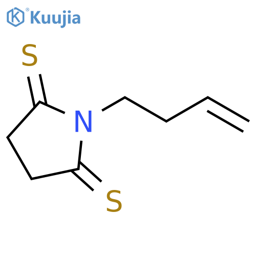 2,5-Pyrrolidinedithione, 1-(3-butenyl)- structure
