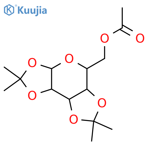 {4,4,11,11-tetramethyl-3,5,7,10,12-pentaoxatricyclo7.3.0.0^{2,6}dodecan-8-yl}methyl acetate structure