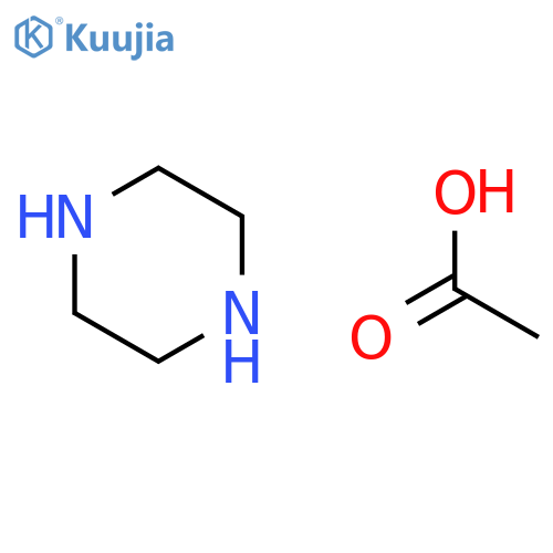 Piperazine, acetate structure