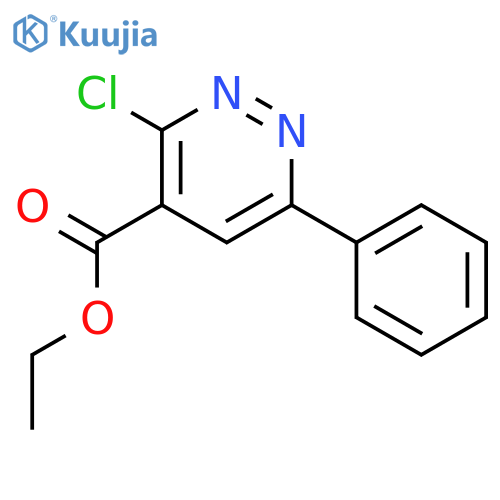 Ethyl 3-chloro-6-phenylpyridazine-4-carboxylate structure