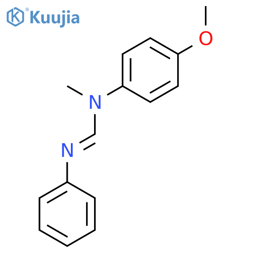 Methanimidamide, N-(4-methoxyphenyl)-N-methyl-N'-phenyl- structure