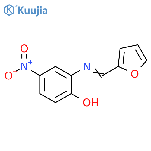 Phenol, 2-[(2-furanylmethylene)amino]-4-nitro- structure