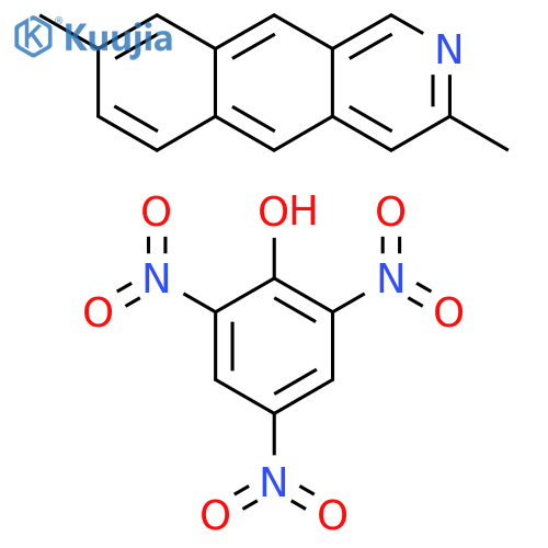 Benz[g]isoquinoline, 3,8-dimethyl-, compd. with 2,4,6-trinitrophenol(1:1) structure