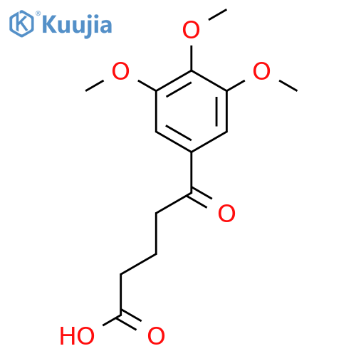 5-(3,4,5-Trimethoxyphenyl)-5-oxovaleric acid structure