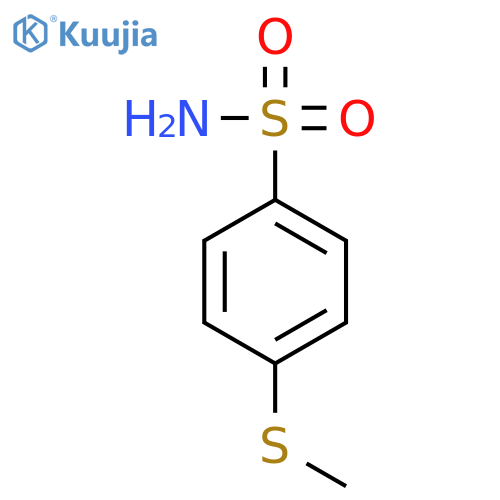 4-(methylsulfanyl)benzene-1-sulfonamide structure