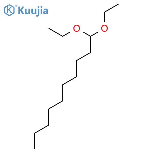 Decane, 1,1-diethoxy- structure