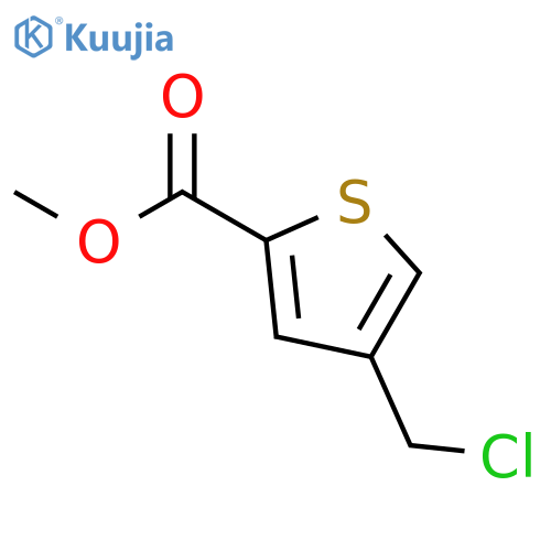 Methyl 4-(chloromethyl)thiophene-2-carboxylate structure
