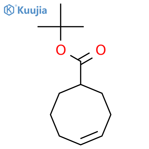 4-CYCLOOCTENE-1-CARBOXYLIC ACID, 1,1-DIMETHYLETHYL ESTER structure