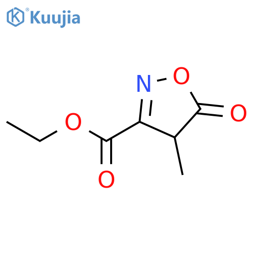 Ethyl 4-methyl-5-oxo-4,5-dihydroisoxazole-3-carboxylate structure