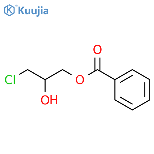 1,2-Propanediol,3-chloro-, 1-benzoate structure