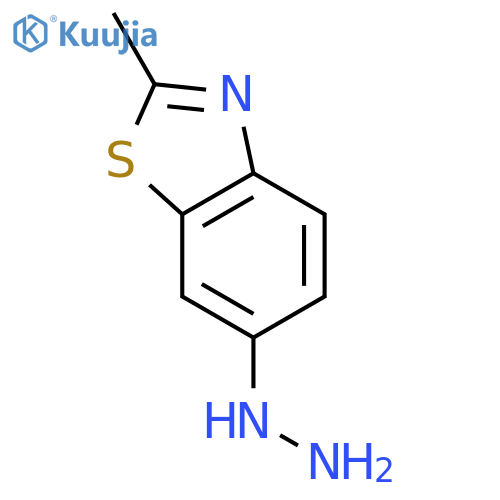 6-Hydrazino-2-methyl-1,3-benzothiazole structure
