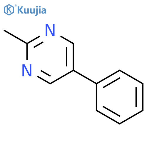 Pyrimidine, 2-methyl-5-phenyl- structure