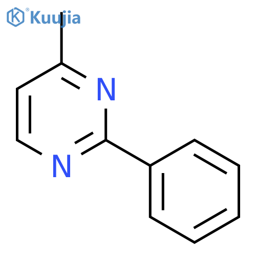 4-Methyl-2-phenylpyrimidine structure