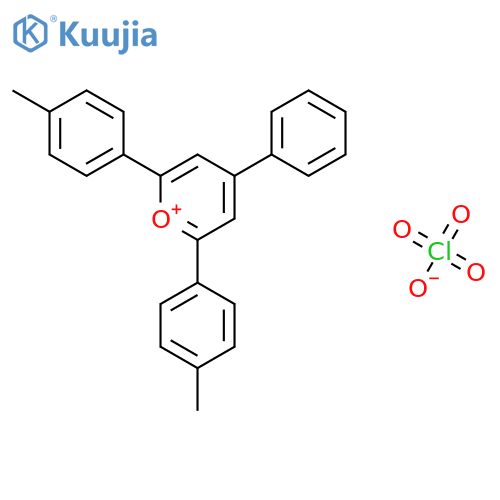 Pyrylium, 2,6-bis(4-methylphenyl)-4-phenyl-, perchlorate structure