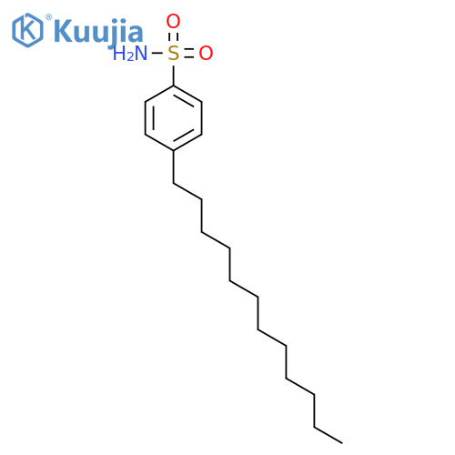 Benzenesulfonamide, 4-dodecyl- structure