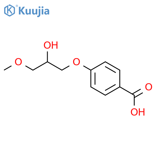 4-(2-HYDROXY-3-METHOXY-PROPOXY)-BENZOIC ACID structure