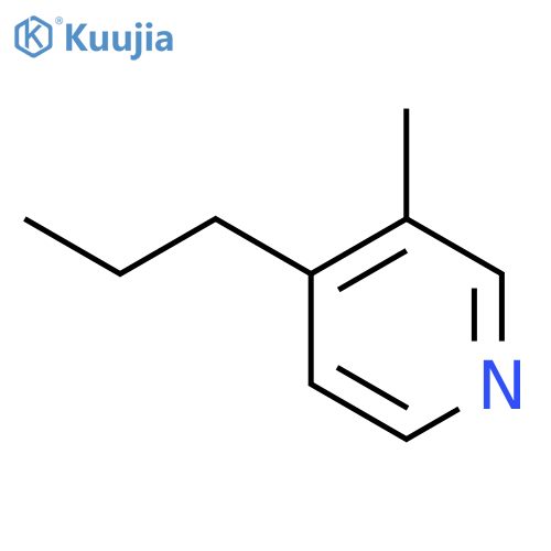 3-Methyl-4-n-propylpyridine structure