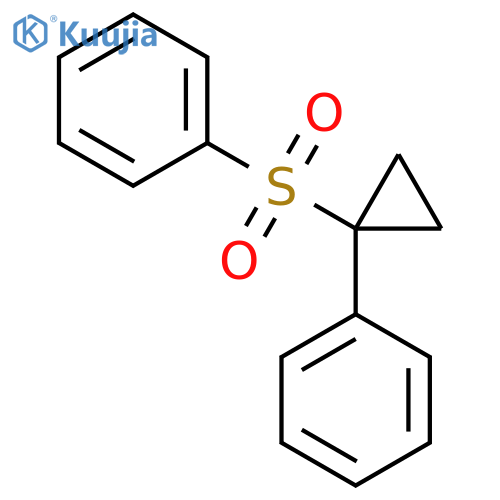 [1-(Benzenesulfonyl)cyclopropyl]benzene structure