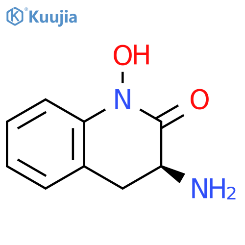 (3S)-3-amino-1-hydroxy-1,2,3,4-tetrahydroquinolin-2-one structure