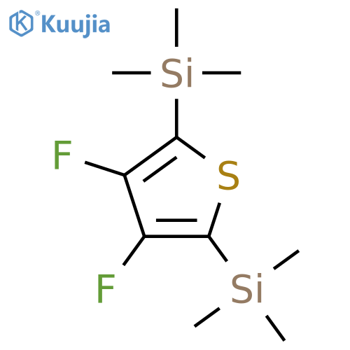 (3,4-Difluorothiophene-2,5-diyl)bis(trimethylsilane) structure