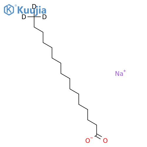 Sodium Hexadecanoate-16,16,16-d3 structure