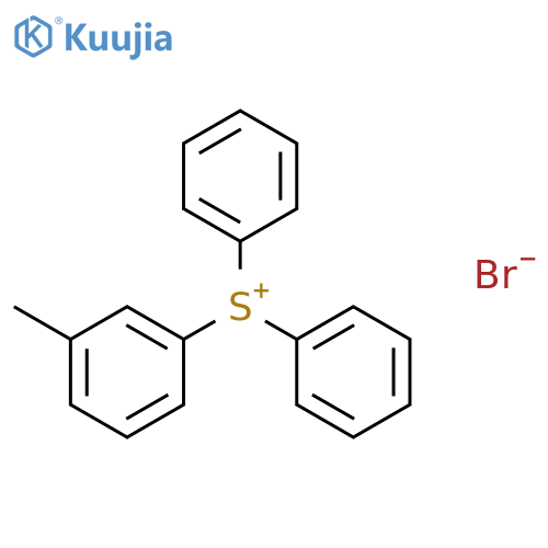 Sulfonium, (3-methylphenyl)diphenyl-, bromide structure